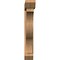Ekena Millwork Funston Slat Smooth Bracket w/ Offset Brace, Western Red Cedar, 7 1/2"W x 42"D x 48"H BKT0806X42X48FST06SWR - alternate 4